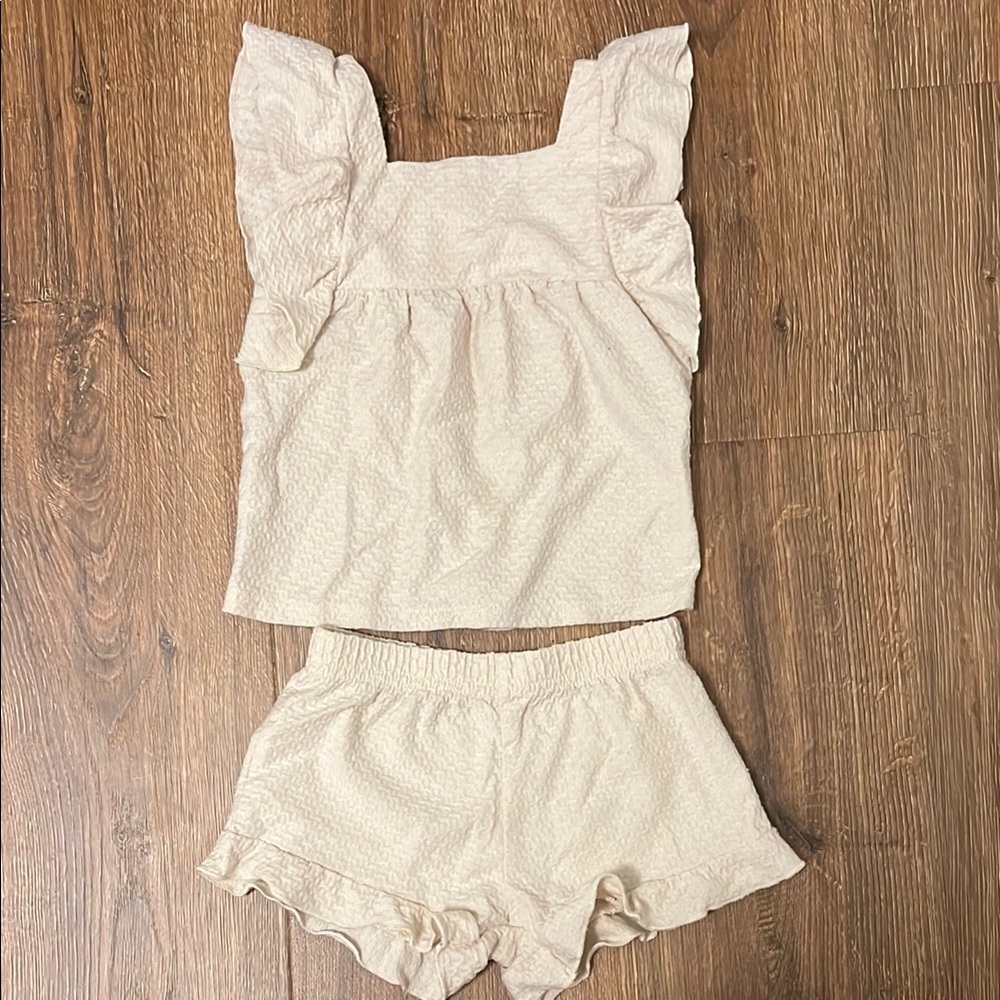Women's Cream Sleepwear Set